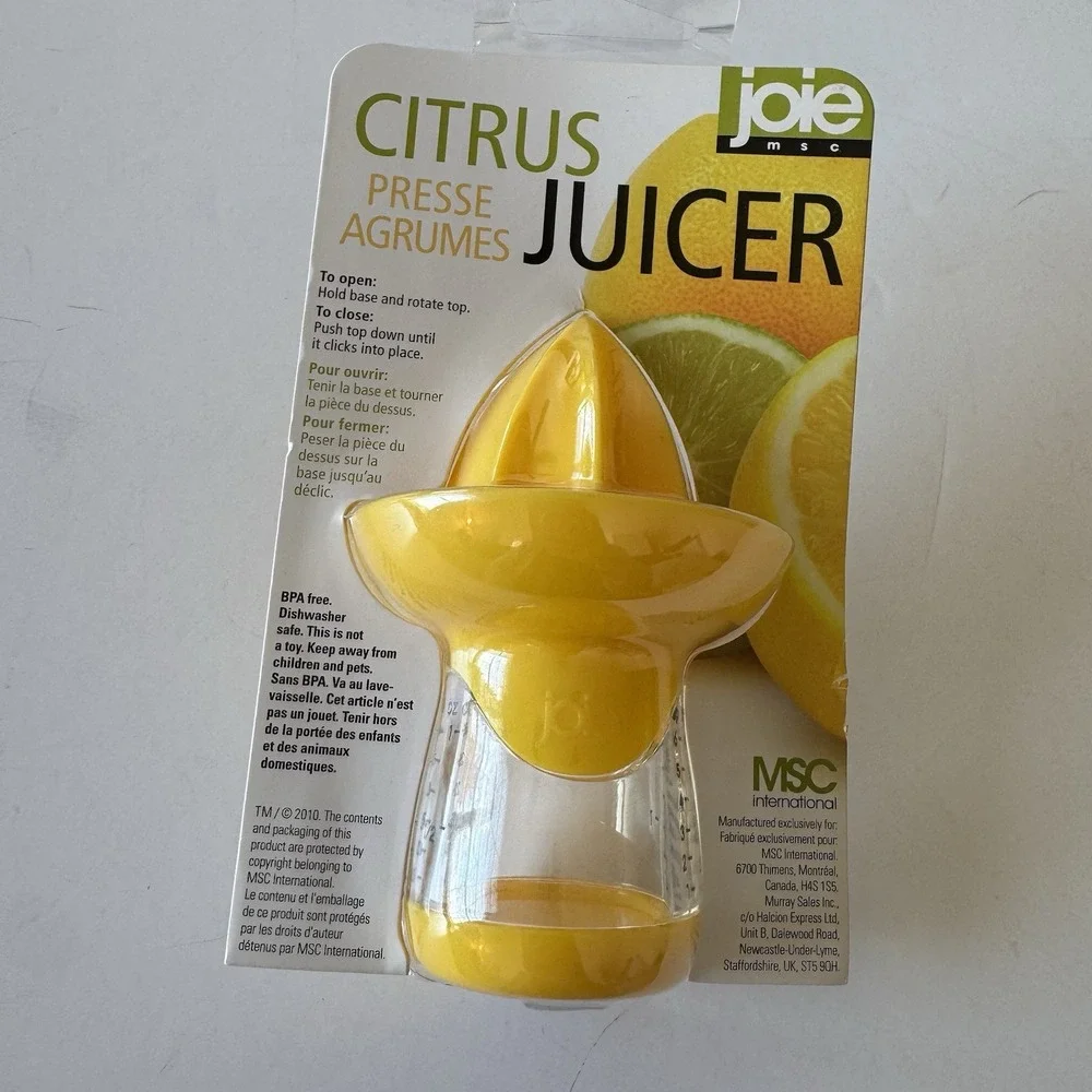 Joie Citrus Juicer Reamer Squeeze Lemon Lime Juice Kitchen Tools Cooking New
